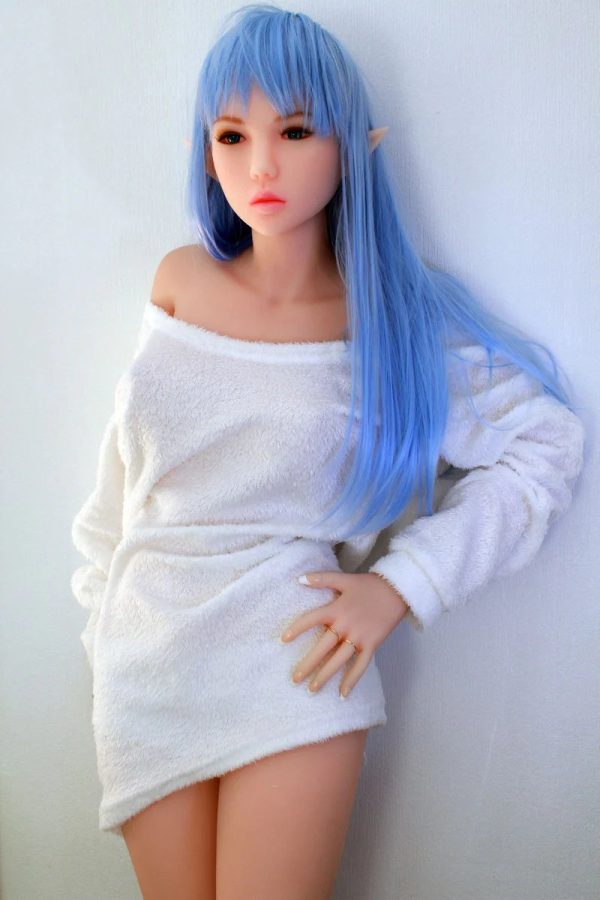 145 cm blue hair elf sex doll Doll Forever beautiful asian TPE love doll 145 cm doll forever brand beautiful tpe love doll 1 beautiful real doll
