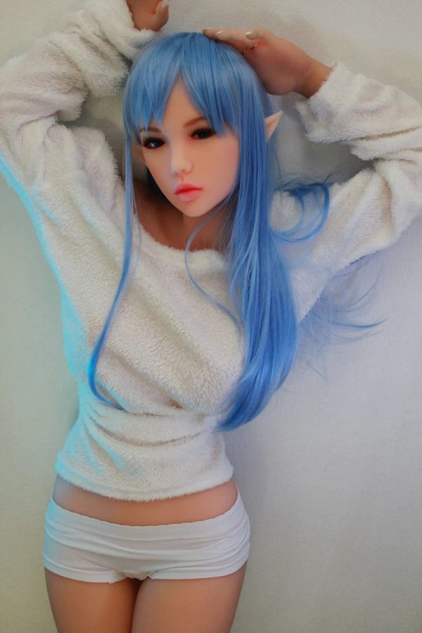 145 cm blue hair elf sex doll Doll Forever beautiful asian TPE love doll 145 cm doll forever brand beautiful tpe love doll 3 beautiful real doll