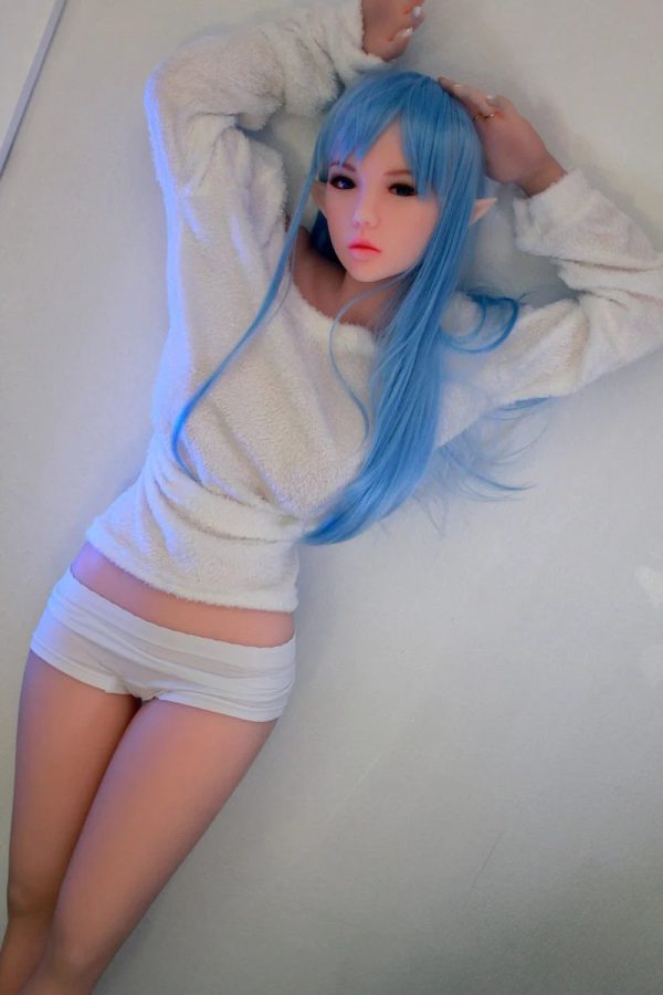 145 cm blue hair elf sex doll Doll Forever beautiful asian TPE love doll 145 cm doll forever brand beautiful tpe love doll 5 beautiful real doll