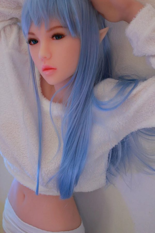 145 cm blue hair elf sex doll Doll Forever beautiful asian TPE love doll 145 cm doll forever brand beautiful tpe love doll 7 beautiful real doll
