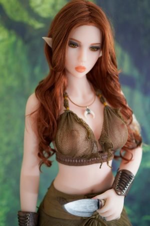 145cm Anime Sexpuppe Blonde Fantasy Elf Sex Doll Mid Breast Real Doll-145cm blonde fantasy elf sex doll mid breast doll 22 schöne echte puppe