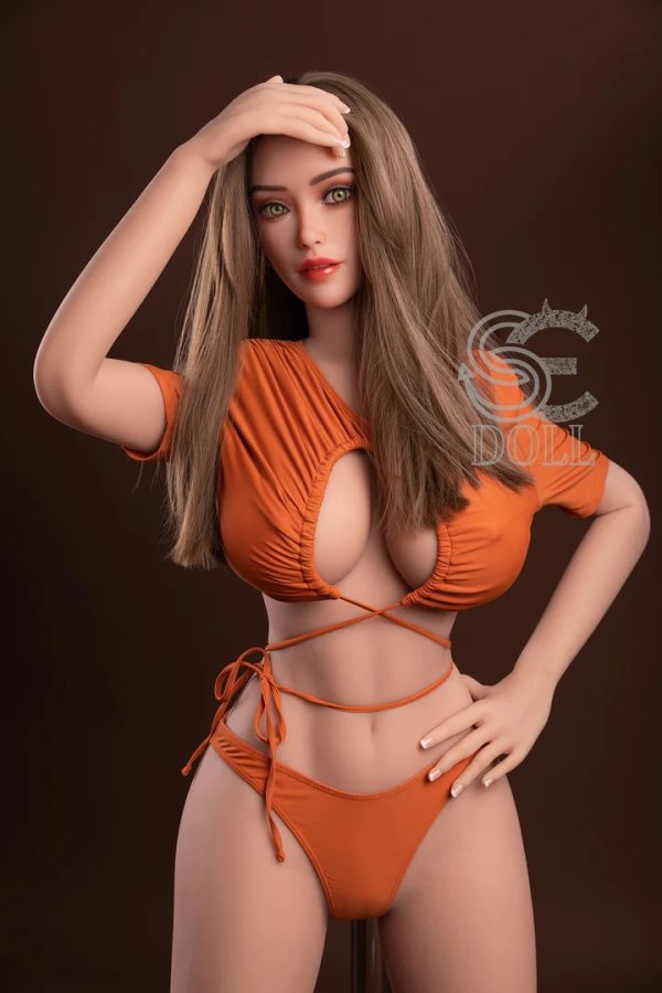 157 cm Big Tits Sex Doll SE Muñeca H Cup rubia belleza europea-157cm h cup se sex doll tetona rubia belleza europea 5 hermosa muñeca real