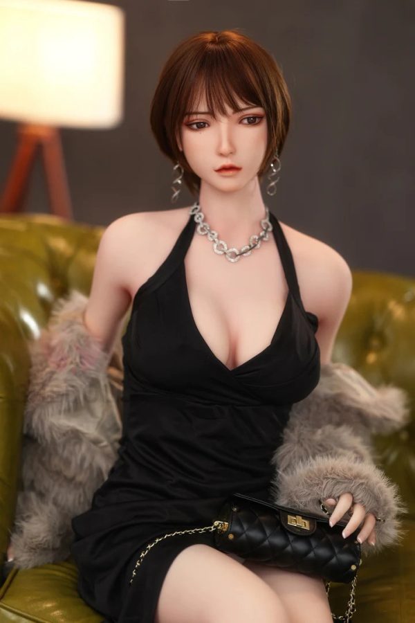 158 cm de altura estilo asiático muñeca del sexo, la talla de copa C, japonés muñeca porno Leng Yue-158 cm de altura estilo asiático japonés muñeca del sexo 3 hermosa muñeca real