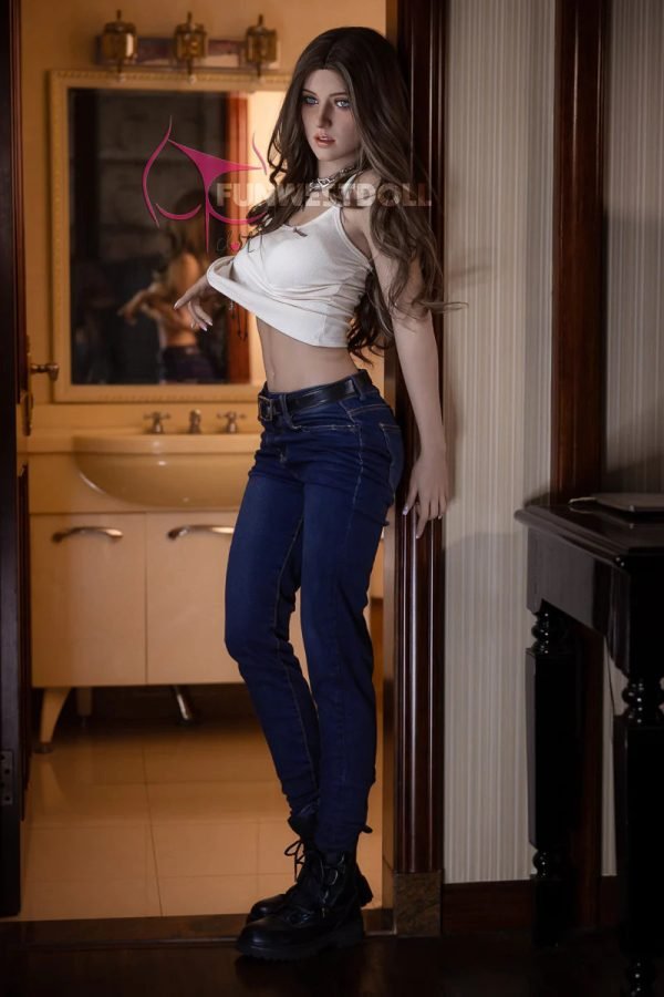 159 cm de altura alemán amor muñeca con pechos pequeños Jasmine Funwest Doll muñeca erótica del sexo-159cm funwest sexo muñeca alemana pequeña 5 hermosa muñeca real