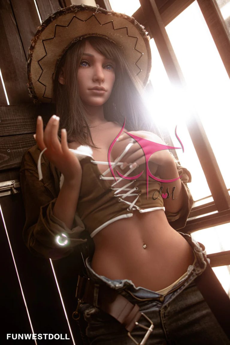 sexy C-Cup garçon poupée sex en jeans 158 cm TPE Funwest Doll-c cup jeans poupée sex 158 cm tpe funwest doll 3 belle vraie poupée
