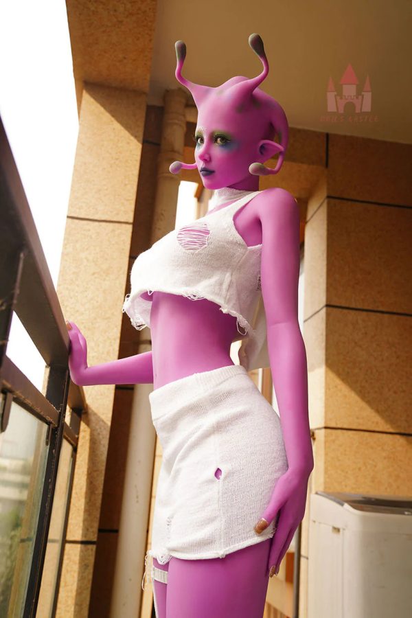Dolls Castle 170cm anime sex doll pink skin elf-dolls castle 170cm anime sex doll purple pink skin 11 beautiful real doll