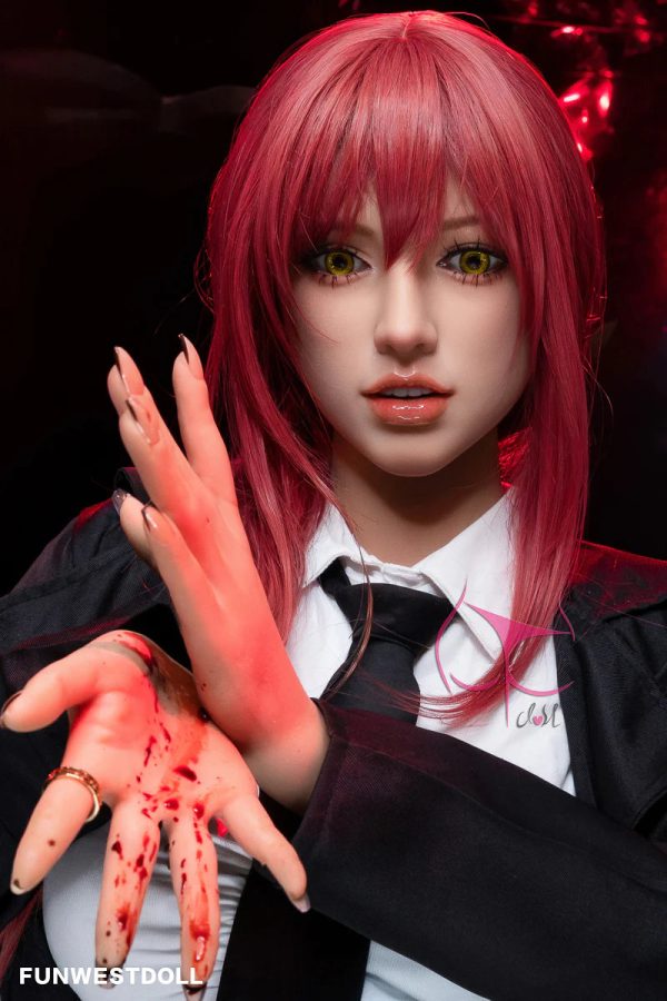Boneca ruiva de 162 cm de altura boneca real Funwest Doll jovem sexy peituda boneca sexual Chloe-funwest boneca 162cm ruiva jovem sexy peituda 2 linda boneca real