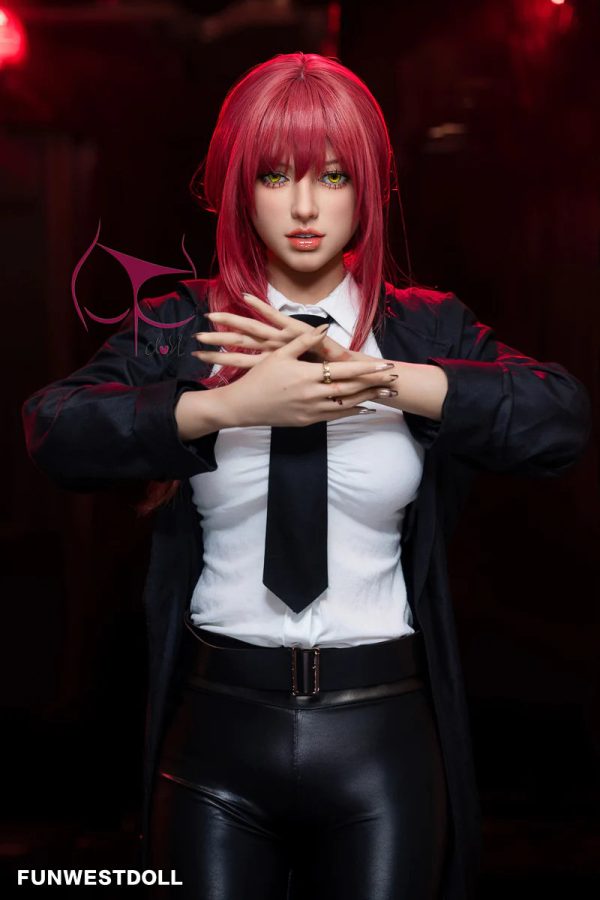 Boneca ruiva de 162 cm de altura boneca real Funwest Doll jovem sexy peituda boneca sexual Chloe-funwest boneca 162cm ruiva jovem sexy peituda 3 linda boneca real