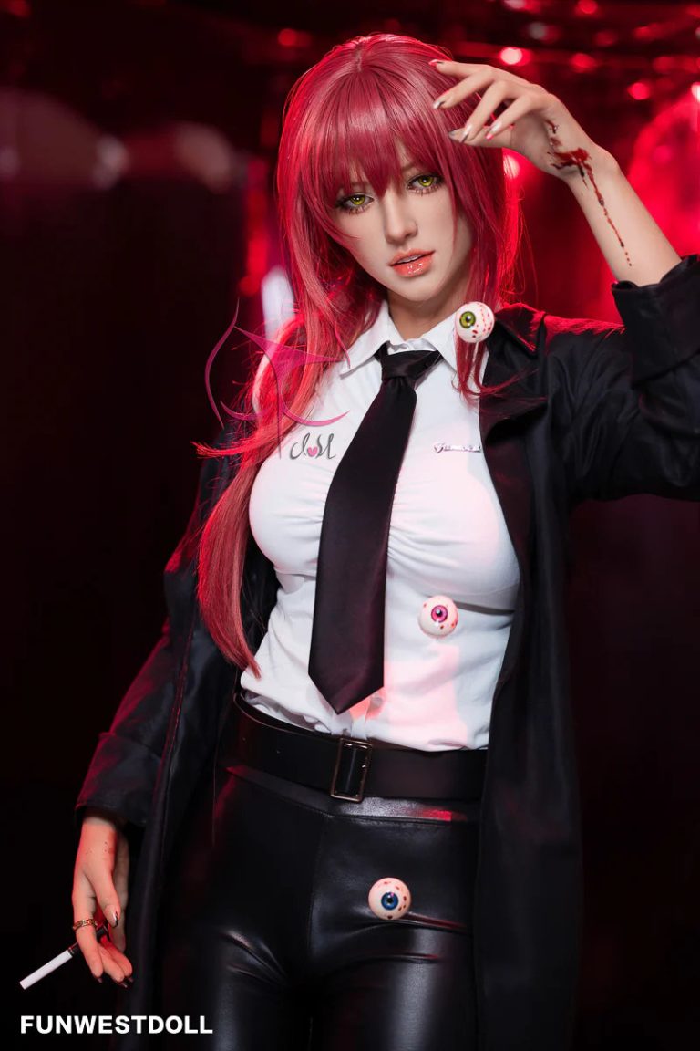 Boneca ruiva de 162 cm de altura boneca real Funwest Doll jovem sexy peituda boneca sexual Chloe-funwest boneca 162cm ruiva jovem sexy peituda 4 linda boneca real