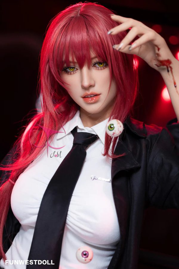Boneca ruiva de 162 cm de altura boneca real Funwest Doll jovem sexy peituda boneca sexual Chloe-funwest boneca 162cm ruiva jovem sexy peituda 5 linda boneca real