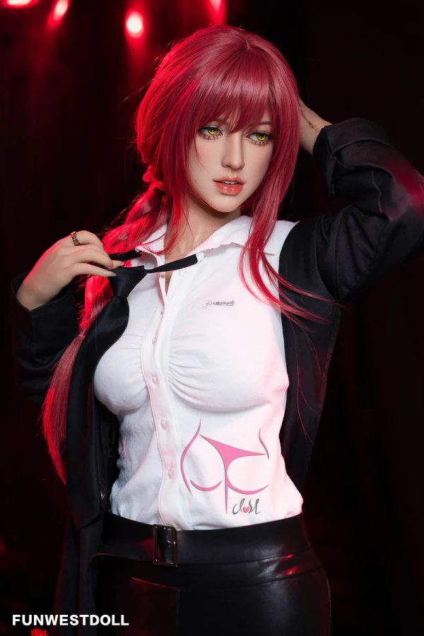 Boneca ruiva de 162 cm de altura boneca real Funwest Doll jovem sexy peituda boneca sexual Chloe-funwest boneca 162cm ruiva jovem sexy peituda 7 linda boneca real