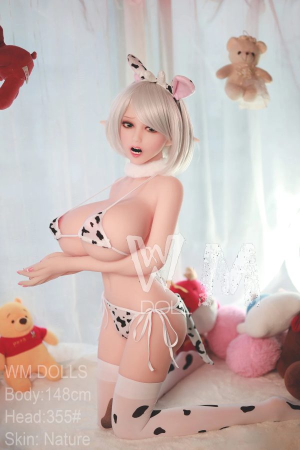 Realistische 148cm sexy japanse BBW grote tieten sex pop rondborstige witte pruik-realistische japanse sexy sex pop rondborstige witte pruik 148cm 7 mooie echte pop