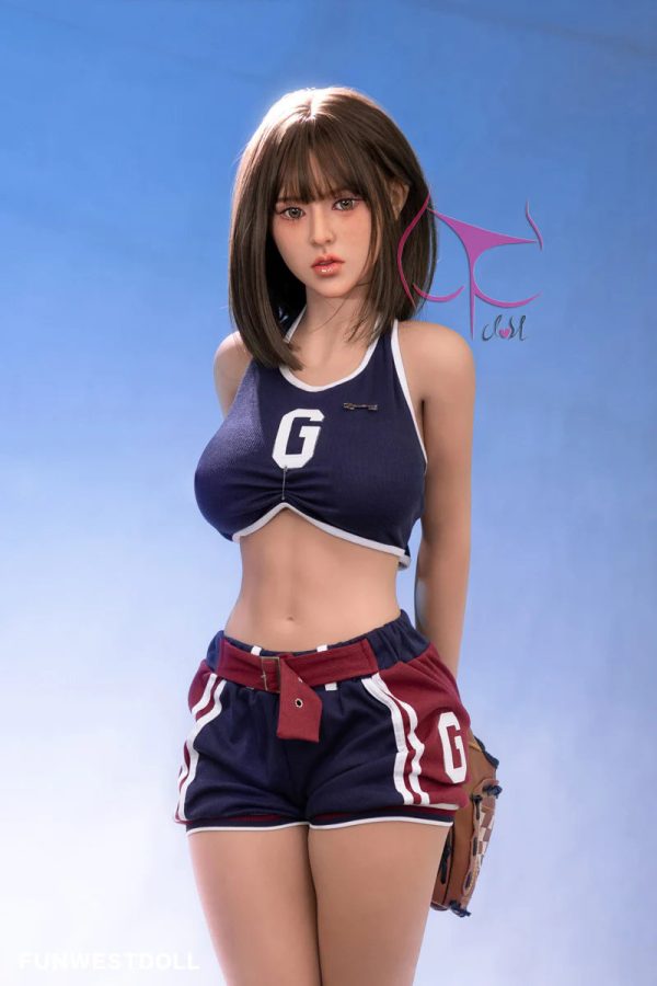 Bebé de béisbol Seren 155cm Funwest Muñeca Sporty Erotic Sex Dolls #028-seren 155cm 028 funwest muñeca deportiva 24 hermosa muñeca real