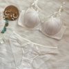 Sexy Push-up-BH für kleine Brüste mit Spitzenbesatz, dünnem Oberteil und dicken unteren Körbchen, bequemes BH- und Unterwäsche-Set-sexy push up bh für kleine brüste mit spitzenbesatz 6 schöne echte puppe