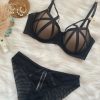 Sexy Push-up-BH für kleine Brüste mit Spitzenbesatz, dünnem Oberteil und dicken unteren Körbchen, bequemes BH- und Unterwäsche-Set-sexy push up bh für kleine brüste mit spitzenbesatz 8 schöne echte puppe