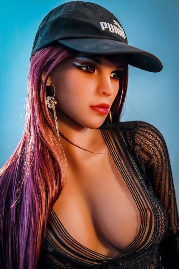 TPE 166 cm D cup davvero a buon mercato amore bambola viola capelli lunghi sexy bambola del sesso tpe 166 cm d cup vera e propria bambola amore a buon mercato 12 bella bambola reale