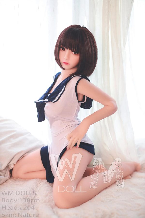 145 cm cute little life-size sex doll, japanese teen love doll WM DOLL Amani-145cm japanese love dolls wm sex doll teen 11 beautiful real doll