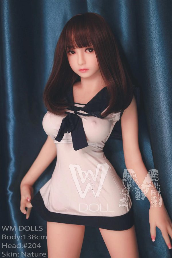145 cm cute little life-size sex doll, japanese teen love doll WM DOLL Amani-145cm japanese love dolls wm sex doll teen 4 beautiful real doll
