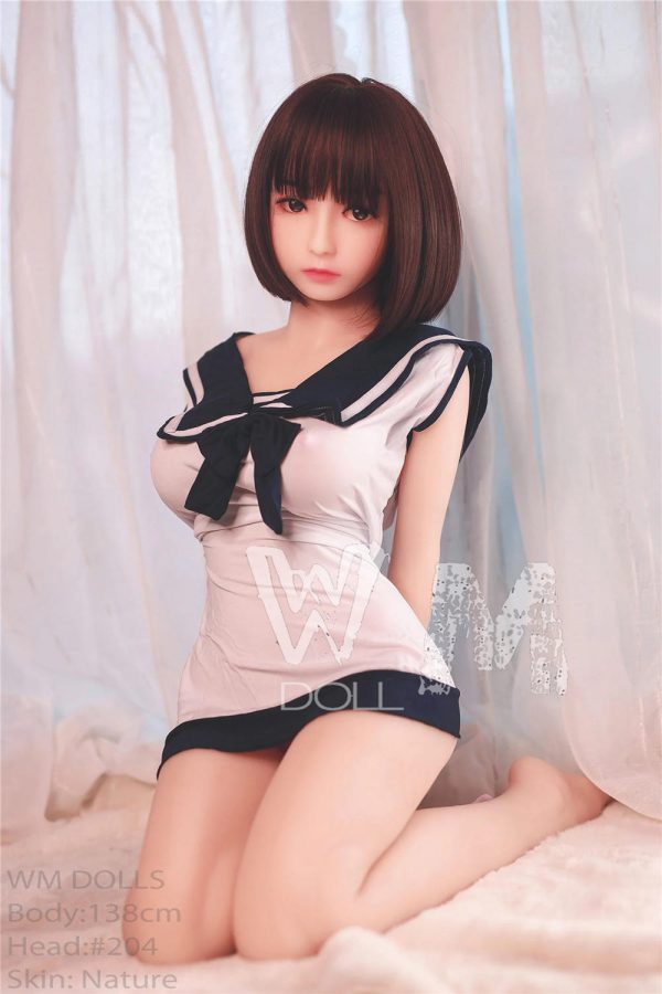 145 cm cute little life-size sex doll, japanese teen love doll WM DOLL Amani-145cm japanese love dolls wm sex doll teen 7 beautiful real doll