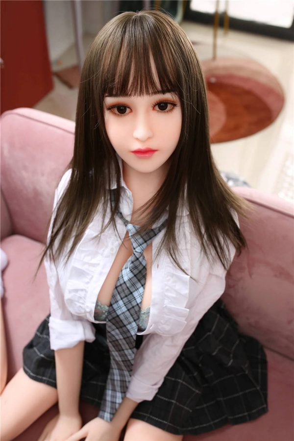 De 158 cm lange pure schoolmeisje liefdespop jeugd sekspop herinnert je aan je eerste liefde-158 cm pure liefdespop laat schoolmeisje 9 mooie echte pop
