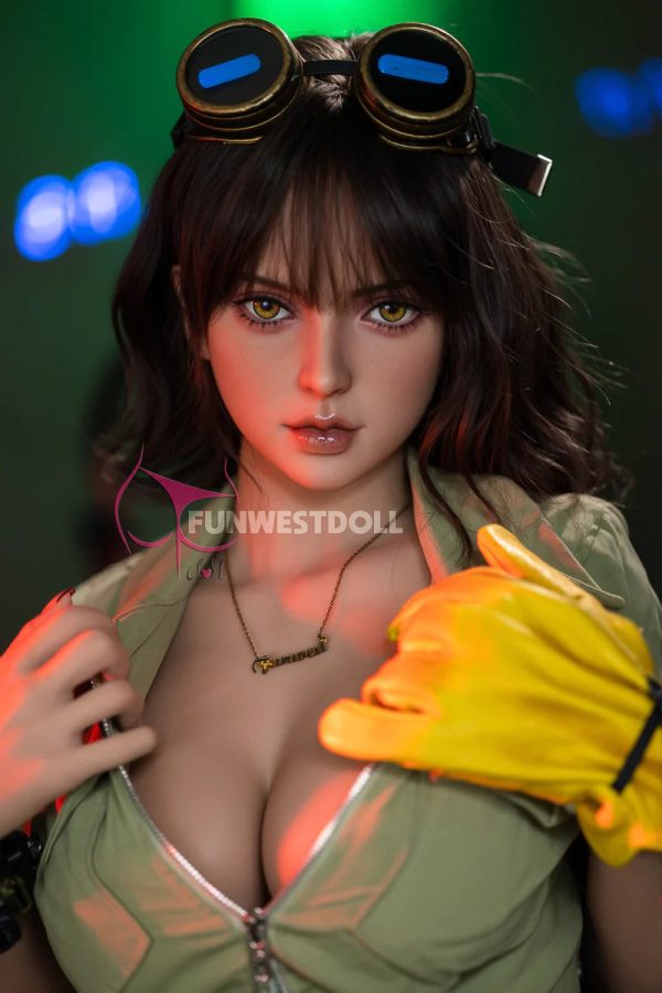 162 cm F cup female police sex doll, big breasts life-size european love doll Funwest-Doll Ariel-162 cm f cup love dolls policewoman 3 beautiful real doll
