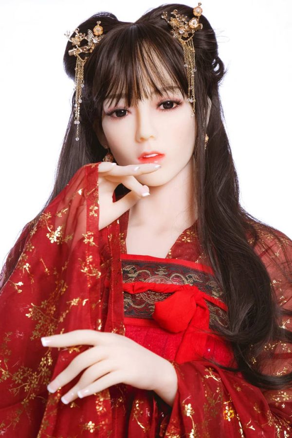 176cm poupée d'amour chinoise TPE, costume cool petits seins poupée sexuelle AIBEI Allie-176 cm grandes poupées d'amour petites chinoises 1 belle vraie poupée