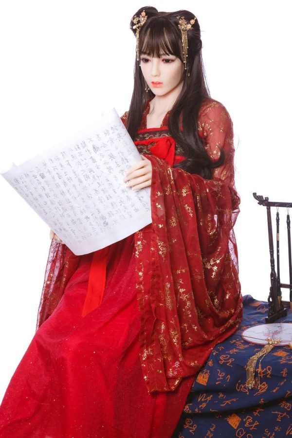 176cm poupée d'amour chinoise TPE, costume cool petits seins poupée sexuelle AIBEI Allie-176 cm grandes poupées d'amour petite chinoise 10 belle vraie poupée