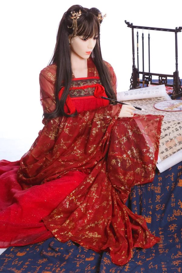 176cm poupée d'amour chinoise TPE, costume cool petits seins poupée sexuelle AIBEI Allie-176 cm grandes poupées d'amour petite chinoise 14 belle vraie poupée