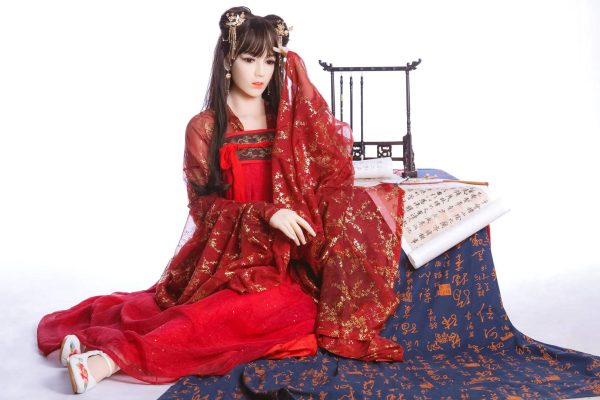 176cm poupée d'amour chinoise TPE, costume cool petits seins poupée sexuelle AIBEI Allie-176 cm grandes poupées d'amour petite chinoise 15 belle vraie poupée