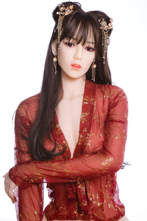 176cm poupée d'amour chinoise TPE, costume cool petits seins poupée sexuelle AIBEI Allie-176 cm grandes poupées d'amour petite chinoise 20 belle vraie poupée