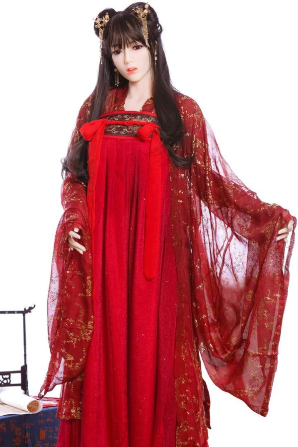 176cm poupée d'amour chinoise TPE, costume cool petits seins poupée sexuelle AIBEI Allie-176 cm grandes poupées d'amour petite chinoise 23 belle vraie poupée