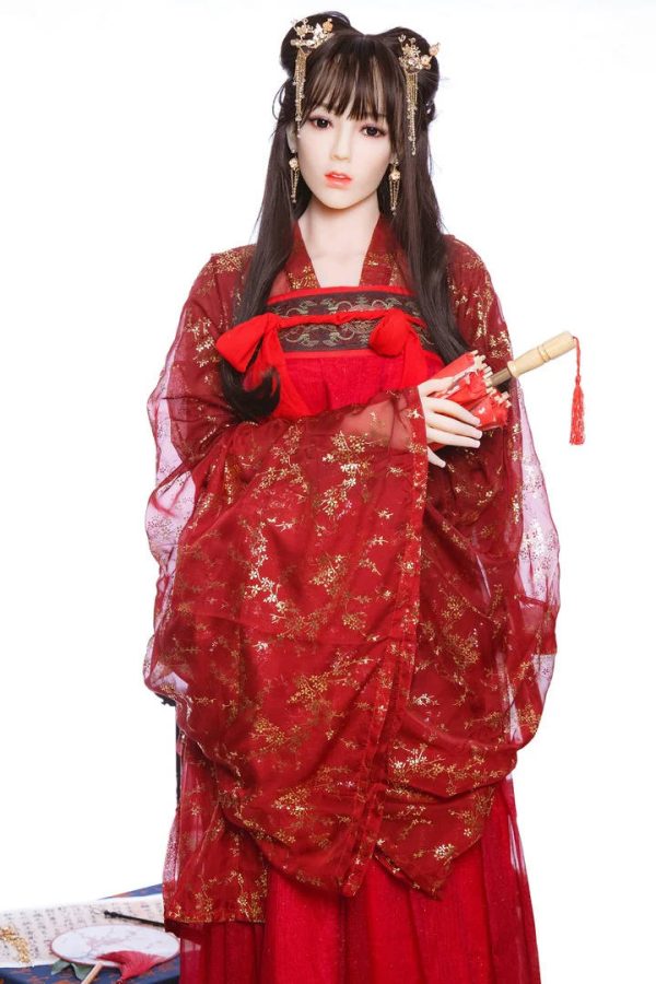 176cm poupée d'amour chinoise TPE, costume cool petits seins poupée sexuelle AIBEI Allie-176 cm grandes poupées d'amour petite chinoise 6 belle vraie poupée