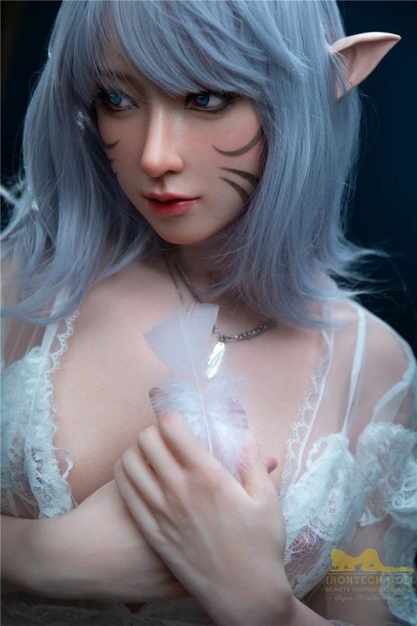 166 cm C Cup Anime Sexpuppe Katzenmädchen Mittelbrust Liebespuppe Irontech Silikonpuppe Halle-c cup lovepuppen sexpuppe anime mädchen 6 schöne echte puppe