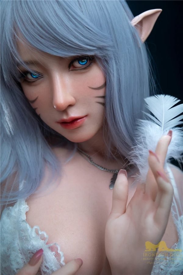 166 cm C Cup Anime Sexpuppe Katzenmädchen Mittelbrust Liebespuppe Irontech Silikonpuppe Halle-c cup lovepuppen sexpuppe anime mädchen 8 schöne echte puppe