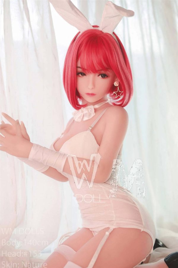 red-haired bunny teen realistic sex doll 140 cm small love doll WM DOLL Julianna-red-haired lifelike love dolls bunny girl teenagers 1 beautiful real doll