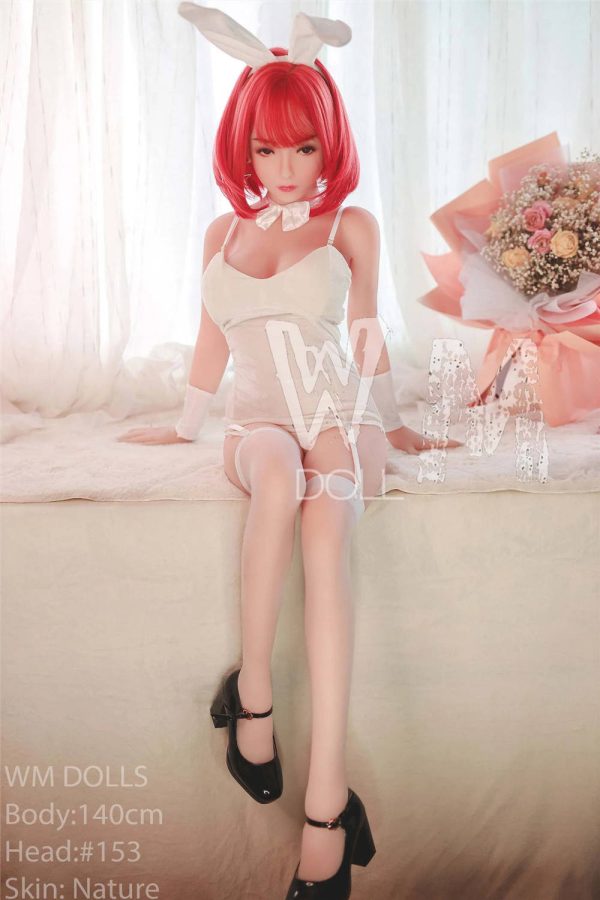 red-haired bunny teen realistic sex doll 140 cm small love doll WM DOLL Julianna-red-haired lifelike love dolls bunny girl teenagers 3 beautiful real doll