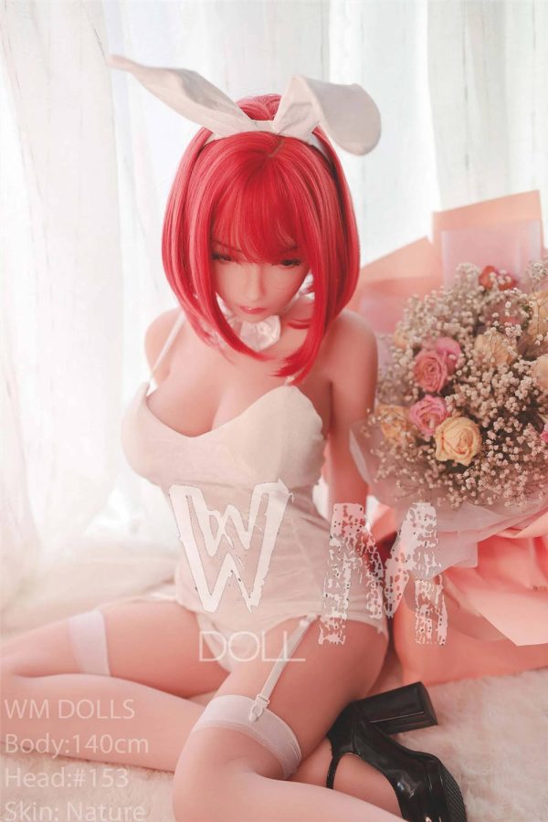 red-haired bunny teen realistic sex doll 140 cm small love doll WM DOLL Julianna-red-haired lifelike love dolls bunny girl teenagers 5 beautiful real doll