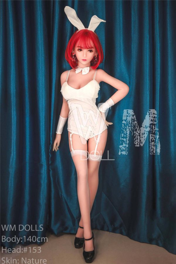 red-haired bunny teen realistic sex doll 140 cm small love doll WM DOLL Julianna-red-haired lifelike love dolls bunny girl teenager 6 beautiful real doll