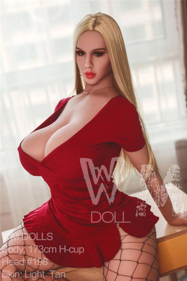 173cm h cup lovepuppen red coat poupée sexuelle 3