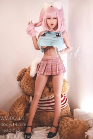 rosa perücke lovepuppen brust große sexpuppe 4