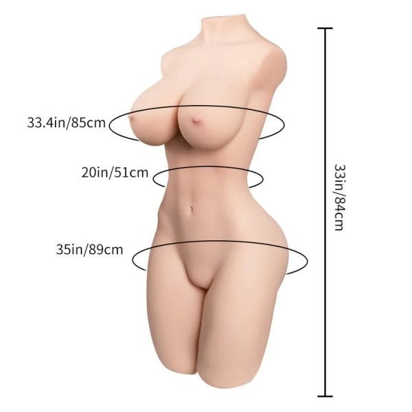 tantaly fair 54lb echte große titten hintern halbkörper torso sexpuppe 4