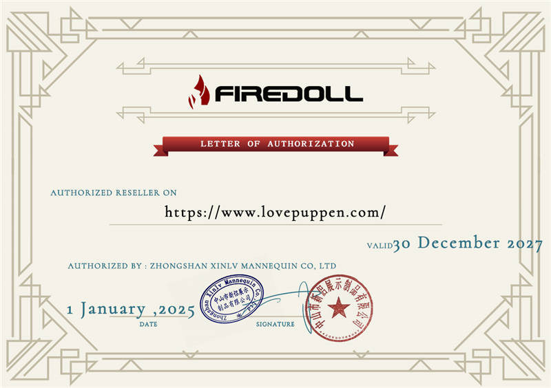 Certificado de autorización de la marca FIREDOLL