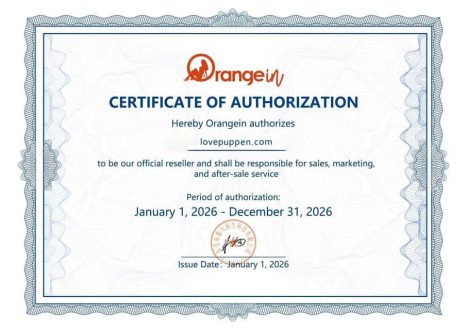 Certificato di autorizzazione del marchio OrangeIn